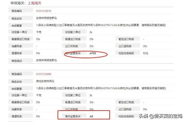 海关监管条件查询？