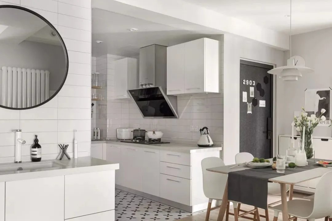 72㎡小清新北欧风格小户型装修效果图,一居室独立自在!