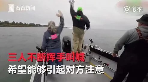 驾船钓鱼被撞翻 三名美国钓友跳河逃生