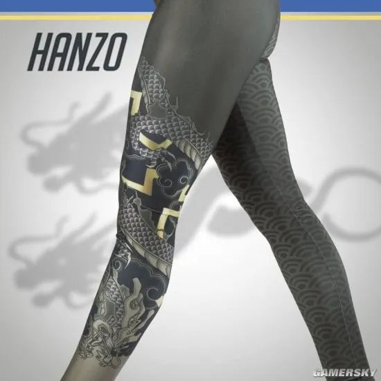 《守望先锋》半藏主题紧身裤自带花腿 猎空、黒百合款勾勒性感身形