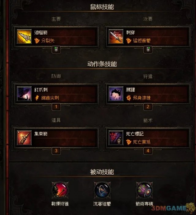《暗黑破坏神3》恶魔猎手通关心得,技能搭配和个人感想