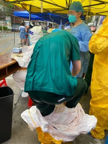 集结!中山一院首批60名队员已赴越秀各社区支援!