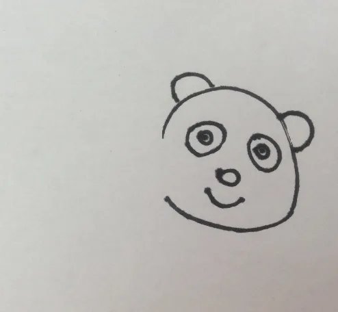 熊猫怎么画