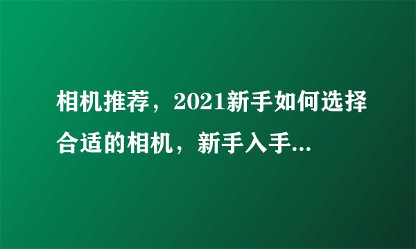 相机推荐，2021新手如何选择合适的相机，新手入手哪款相机好？