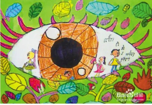 预防近视的儿童画怎么画？