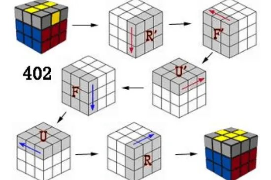 3x3魔方公式图解