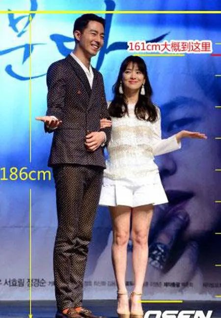 宋慧乔真正的身高是多少?