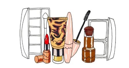 卡通画——化妆品套装的绘画技巧