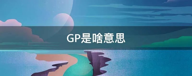 GP是啥意思