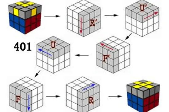 3x3魔方公式图解