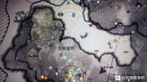 《刺客信条英灵殿》誓约胜利之剑及宝藏、神教成员位置标注