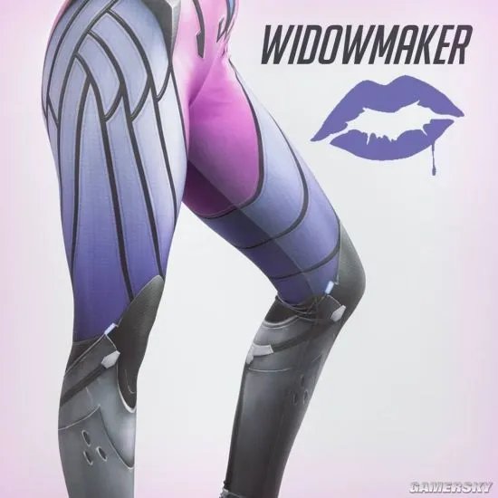 《守望先锋》半藏主题紧身裤自带花腿 猎空、黒百合款勾勒性感身形