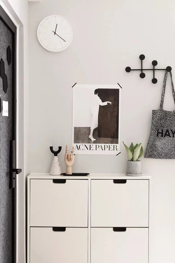 72㎡小清新北欧风格小户型装修效果图,一居室独立自在!