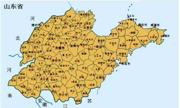 山东省地图高清版