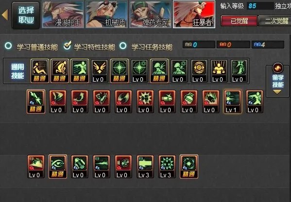 85版本女大枪【纯】刷图加点