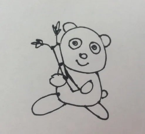 熊猫怎么画