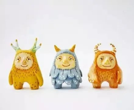 甜蜜动物预言-Flor Panichelli的手工粘土萌物