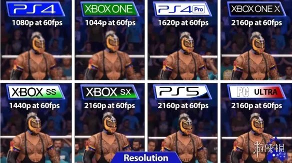 《WWE 2K22》全平台画面对比：Xbox多方面胜于PS