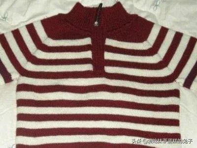 两种颜色的毛衣编织方法？