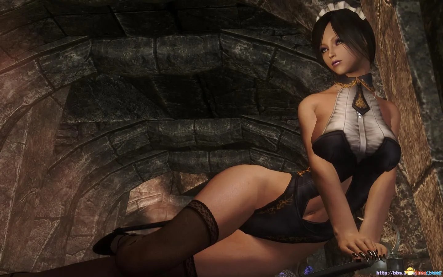 上古卷轴5 随从MOD 丝袜高跟女仆私密随从武藤兰