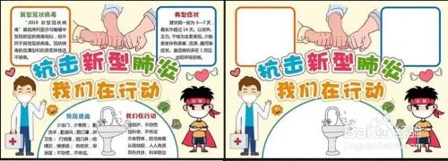 怎么制作新型冠状病毒手抄报,图片要简单的