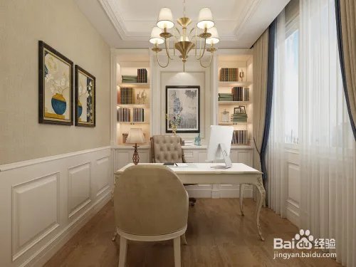 陶冲湖别院简欧风格装修案例效果图