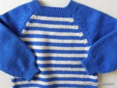 两种颜色的毛衣编织方法？