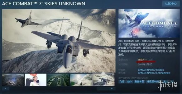 《皇牌空战7:未知空域》Steam褒贬不一 不支持超宽屏/多种摇杆对PC党不够友好!