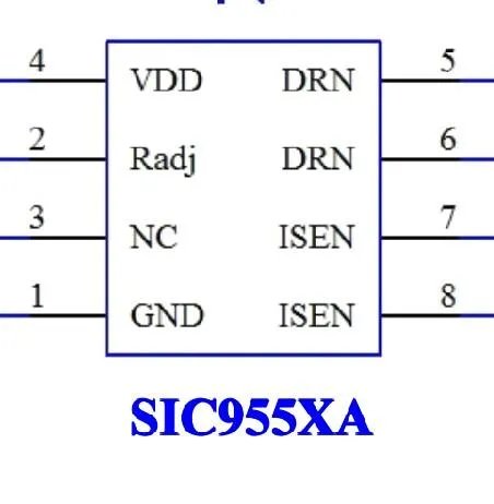 sic9555a各引脚分别代表什么？