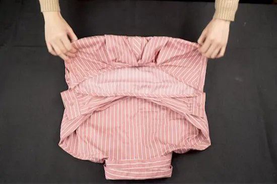 衬衫怎么叠