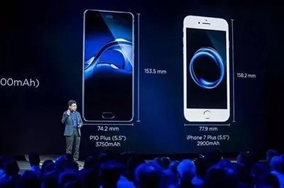 华为p10plus是一体屏吗