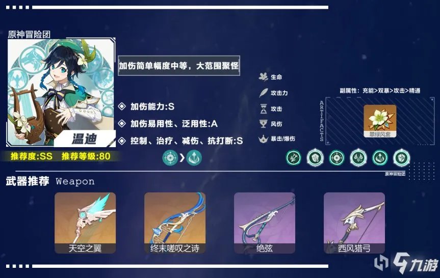 《原神》辅助角色排行介绍 2.0版本最强辅助角色TOP10哪个好