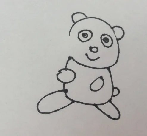 熊猫怎么画
