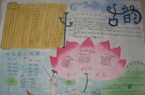 2020古诗手抄报 古诗手抄报图片大全2020