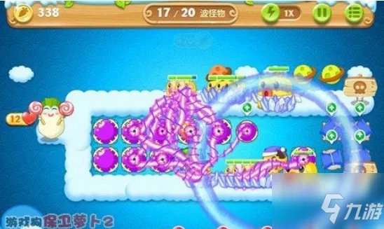 《保卫萝卜2》第53关怎么快速通关 第53关图文教程图解法