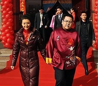 李兆会与程媛媛结婚照