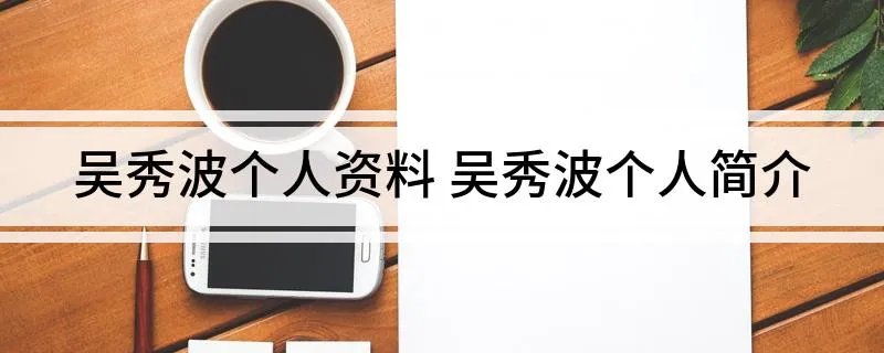 吴秀波个人资料 吴秀波个人简介