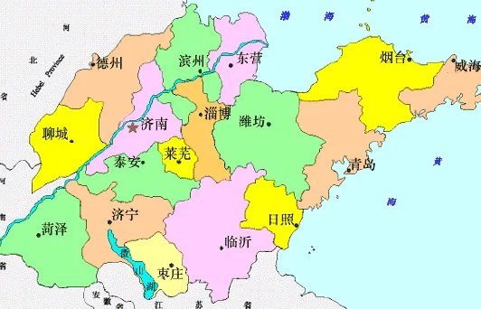 山东省地图高清版