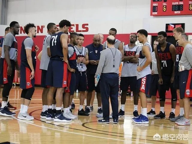 美国男篮公布世界杯世预赛12人大名单,这只队伍是什么水平?能打败中国男篮吗?