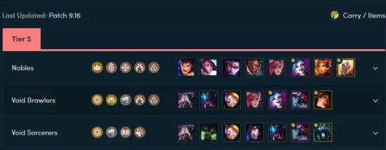 lol自走棋阵容属性