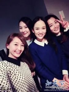 陈乔恩合影七朵花有哪些人？