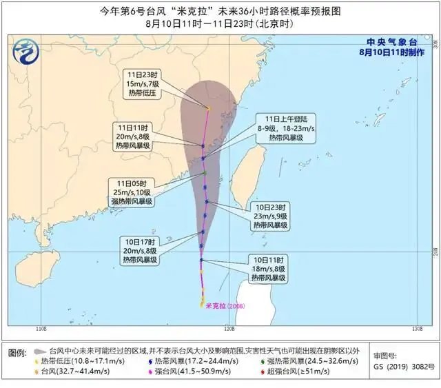今年第6号台风已经生成,第6号台风为何叫米克拉?