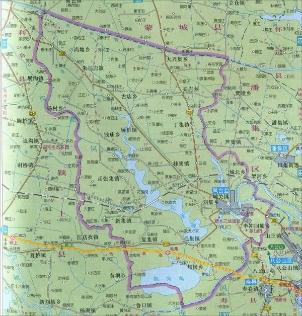 凤台有多少个镇,分别是?