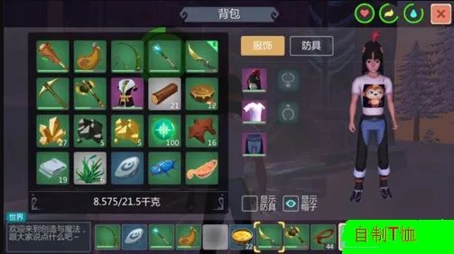 《创造与魔法》T恤怎么印图案 T恤印图案方法攻略