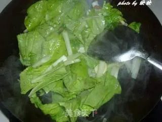 小白菜炒肉