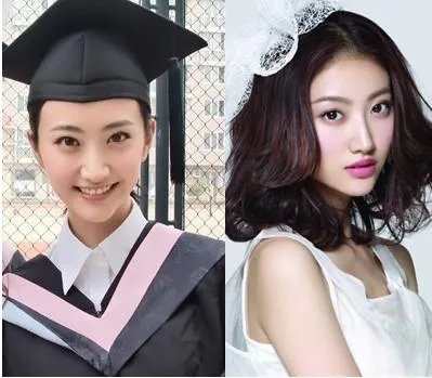 陈瑶晒学士服毕业照素颜清丽可爱，还有哪些明星晒过自己的毕业照，谁的最好看？