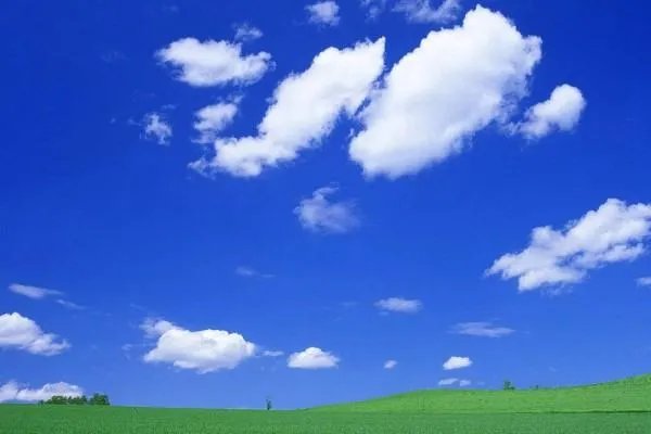 蓝天白云好心情的短语有什么？