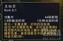魔兽世界10.0射击猎天赋加点