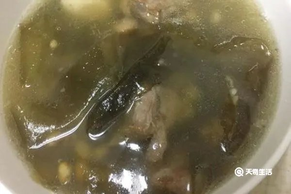 海带绿豆排骨汤的功效与作用