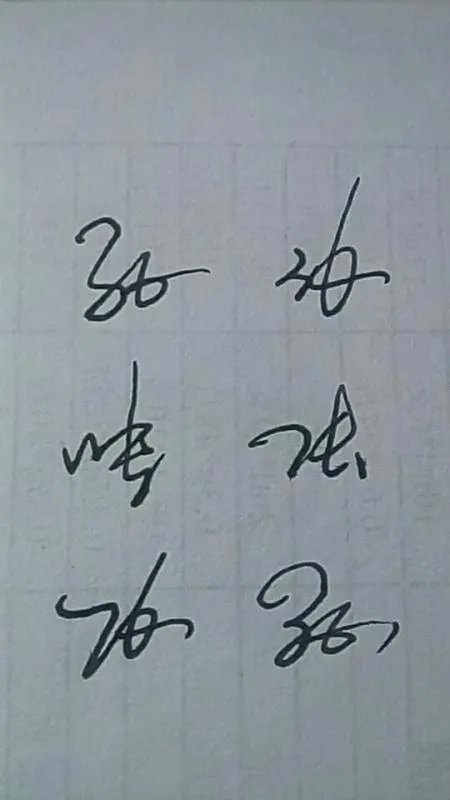 张字的艺术签名怎么写